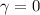 $\gamma=0$