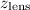 $z_{\rm lens}~$