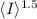 $\langle I\rangle^{1.5}$