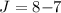 $J=8{-}7$