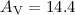 $A_{\rm V}=14.4$