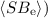 $\langle SB_{\rm e}\rangle)$