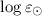 $\log\varepsilon_{\odot}$
