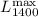 $L_{1400}^{\rm max}$