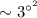 $\sim 3^{\circ^2}$