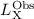 $L_{\rm X}^{\rm Obs}$