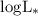 ${\rm log L_{*}}$