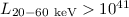 $L_{20-60~{\rm keV}}>10^{41}$