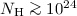 $N_\mathrm{H}\ga 10^{24}$