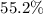 $55.2\%$