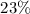 $23\%$