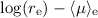 $\log(r_{\rm e}) - \langle \mu\rangle _{\rm e}$