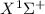 $X^1\Sigma^+$