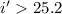 $i'>25.2$