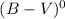 $(B - V)^{0}$