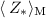 $\langle\,Z_{\ast}\rangle_{\rm M}$