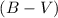 $(B-V)$