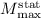 $M_{\rm max}^{\rm stat}$