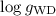$\log g_{{\rm WD}}$