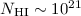 $N_{\rm{HI}} \sim 10^{21}$