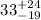 $33^{\rm +24}_{-19}$