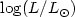 $\log(L/L_{\odot})$
