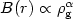 $B(r) \propto \rho_{\rm g}^{\alpha}$