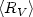 $\langle R_V\rangle$