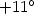 $+11\degr$