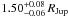 \hbox{$1.50_{-0.06}^{+0.08} \, R_{\mathrm{Jup}}$}