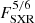 $ {F}_{\mathrm{SXR}}^{5/6} $