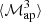 $ {{\langle{{\mathcal{M}^3_\mathrm{ap}}}\rangle}} $