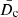 $ \bar{D_{\mathrm{c}}} $