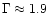 $\Gamma \approx 1.9$