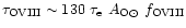 $\tau_{\rm {OVIII}} \sim 130 ~\tau_{\rm e} ~A_{\rm {O}\odot}
~f_{\rm {OVIII}}$