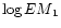 $\log {EM}_1$