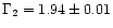 $\Gamma_2 = 1.94 \pm 0.01$