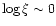 $\log \xi \sim 0$