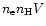 $n_{\rm e}n_{\rm H}V$