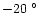 $-20~^{\circ}$
