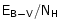 $\mathsf{E_{B-V}/N_{H}}$
