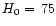 $H_{0}=\,75$