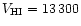 $V_{\rm HI}=13\,300$