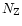 $N_{\rm Z}$