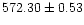 $572.30\pm0.53$