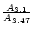 $\frac{A_{3.1}}{A_{3.47}}$