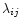 $\lambda_{ij}$