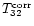 $T_{32}^{\rm corr}$