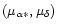 $(\mu _{\alpha \ast },\mu _\delta )$