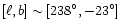 $[\ell,b] \sim [238^\circ,-23^\circ]$